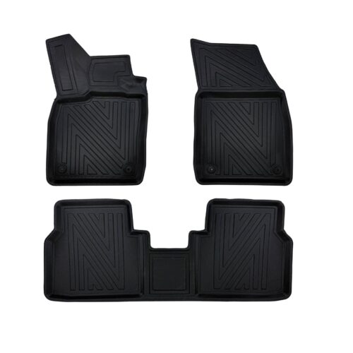 Audi Q6 e-Tron ab 2023 – Fussmatten 3D Carbon-Optik