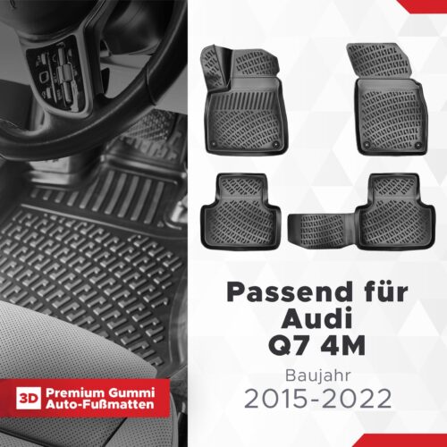 Audi Q7 (4M) 2015–2022 – Fussmatten 3D