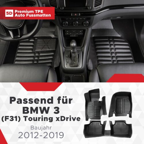 BMW 3er (F31) Touring xDrive 2012–2015 – Fussmatten 5D