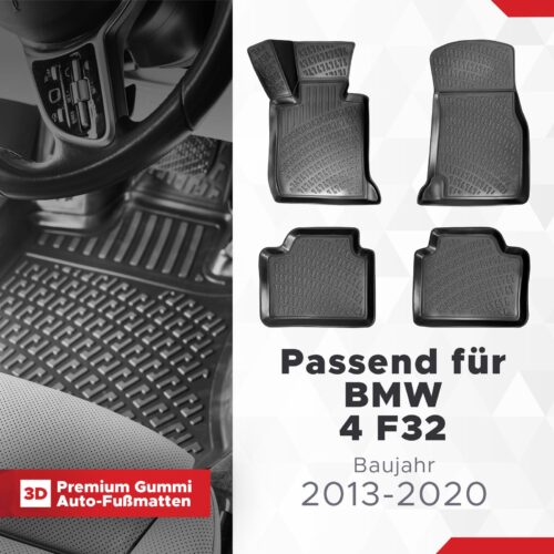 BMW 4er (F32) 2013–2020 – Fussmatten 3D