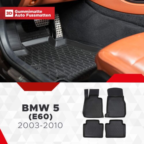BMW 5er (E60) 2003–2010 – Fussmatten 3D
