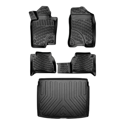 BMW 5er (G60) ab 2023 – Fussmatten- und Kofferraumset 3D