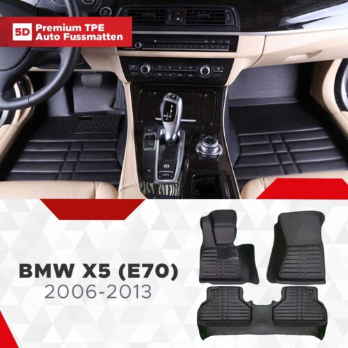 BMW X5 (E70) 2006–2013 – Fussmatten 5D