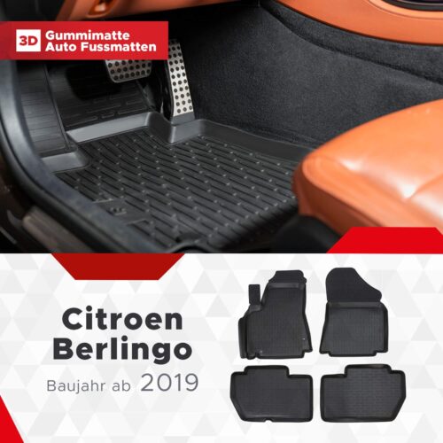 Citroen Berlingo ab 2019 – Fussmatten 3D