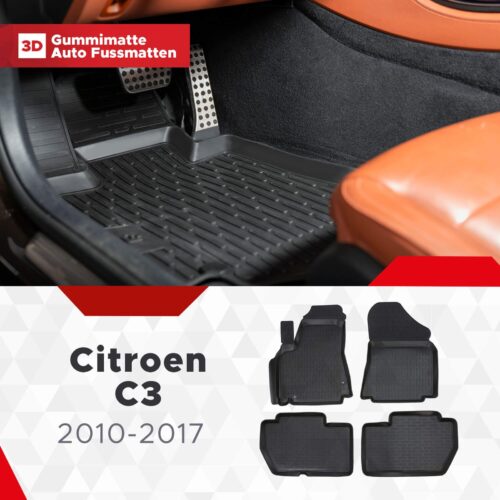 Citroen C3 2010–2017 – Fussmatten 3D