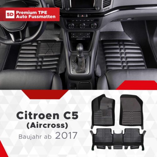 Citroen C5 Aircross ab 2017 – Fussmatten 5D