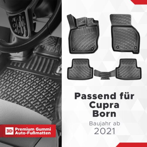 Cupra Born ab 2021 – Fussmatten 3D
