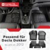 Dacia Dokker 2012–2021 – Fussmatten 5D