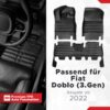Fiat Doblo (3. Gen) ab 2022 – Fussmatten 5D