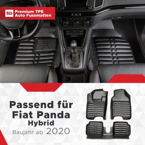 Fiat Panda Hybrid ab 2020 – Fussmatten 5D