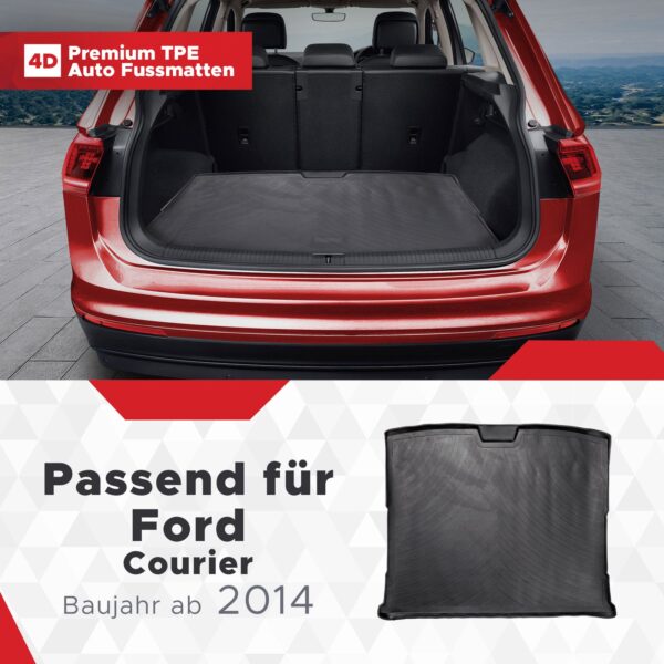 Ford Courier ab 2014 – Kofferraummatte 3D