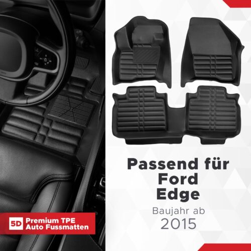 Ford Edge ab 2015 – Fussmatten 5D