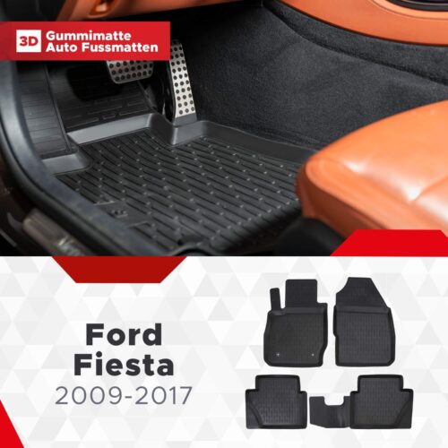 Ford Fiesta VI 2009–2017 – Fussmatten 3D