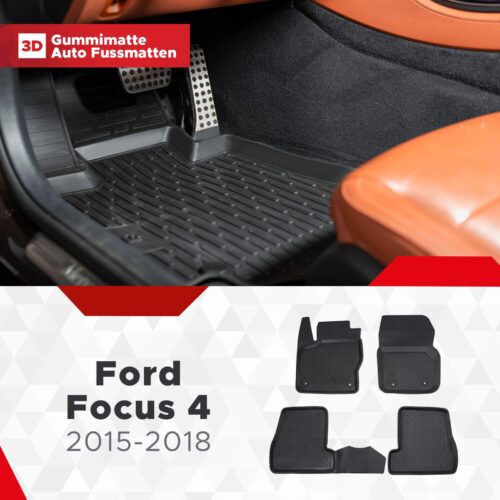 Ford Focus 3,5 2014–2018 – Fussmatten 3D
