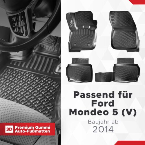 Ford Mondeo 5 (V) ab 2014 – Fussmatten 3D
