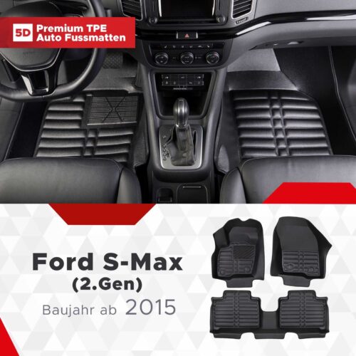 Ford S-Max (2. Gen) ab 2015 – Fussmatten 5D