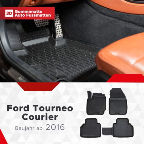 Ford Tourneo Courier 2014–2023 – Fussmatten 3D