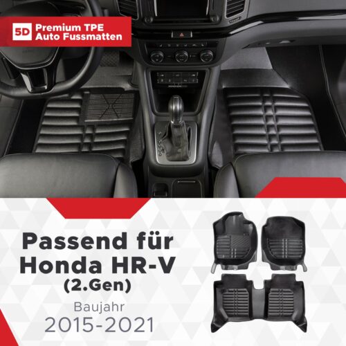 Honda HR-V (2. Gen) 2015–2021 – Fussmatten 5D
