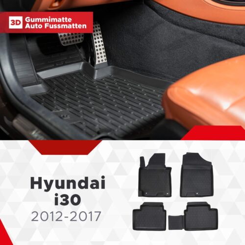 Hyundai i30 II (2. Gen) 2012–2017 – Fussmatten 3D