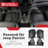 Jeep Patriot 2007–2016 – Fussmatten 5D