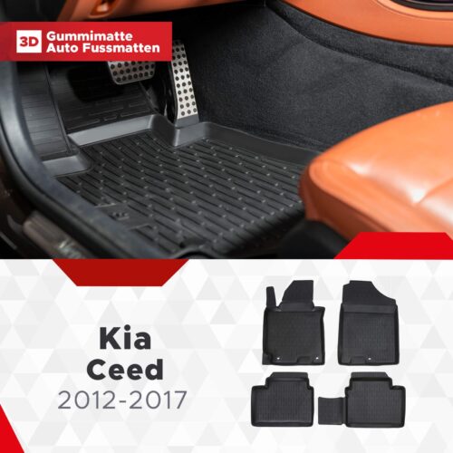 Kia Ceed 2012–2018 – Fussmatten 3D