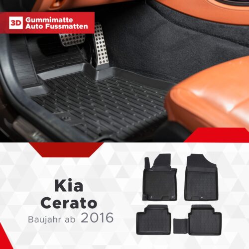 Kia Cerato ab 2016 – Fussmatten 3D