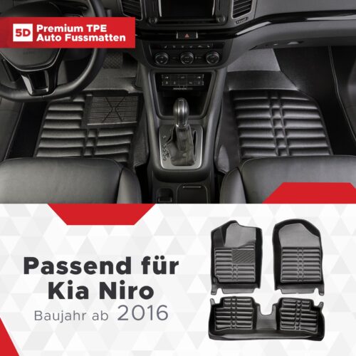 Kia Niro ab 2016 – Fussmatten 5D