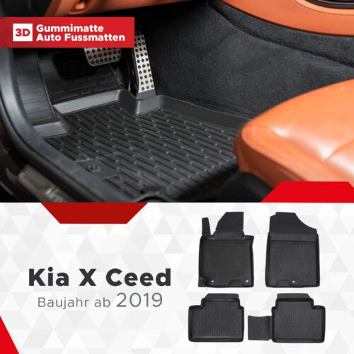 Kia X Ceed ab 2019 – Fussmatten 3D
