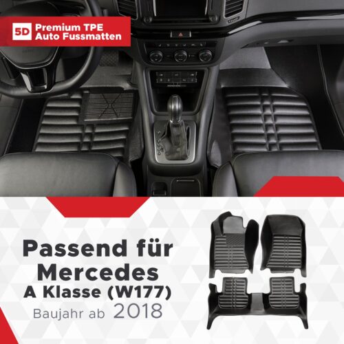 Mercedes A-Klasse (V177/W177) ab 2018 – Fussmatten 5D