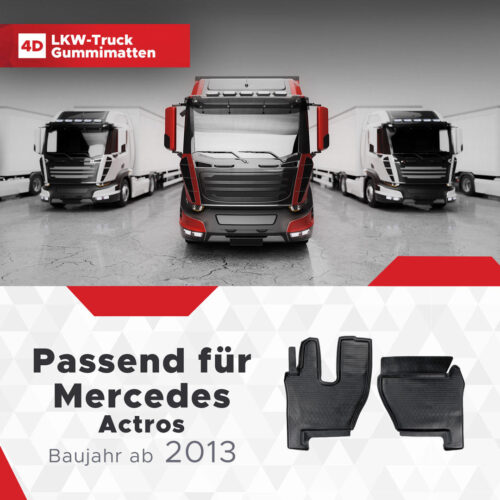 Mercedes Arocs ab 2013 – LKW Fussmatten 3D