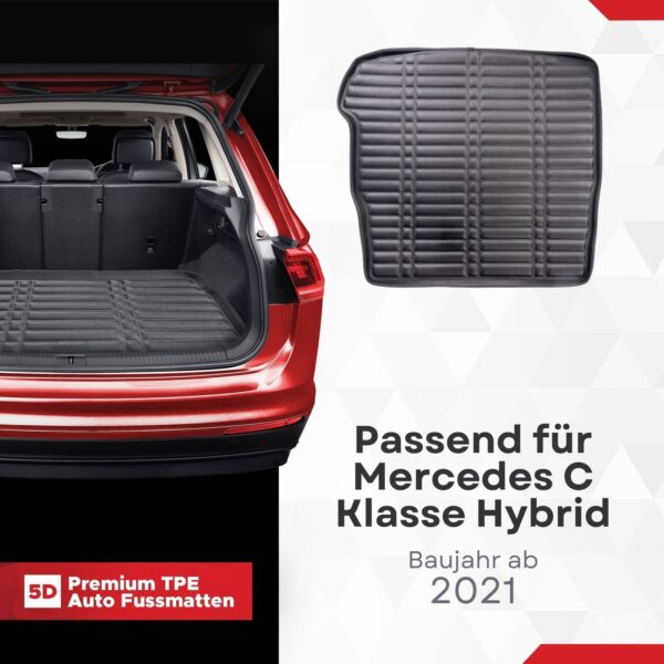 Mercedes C-Klasse Hybrid (W206) ab 2021 – Kofferraummatte 5D