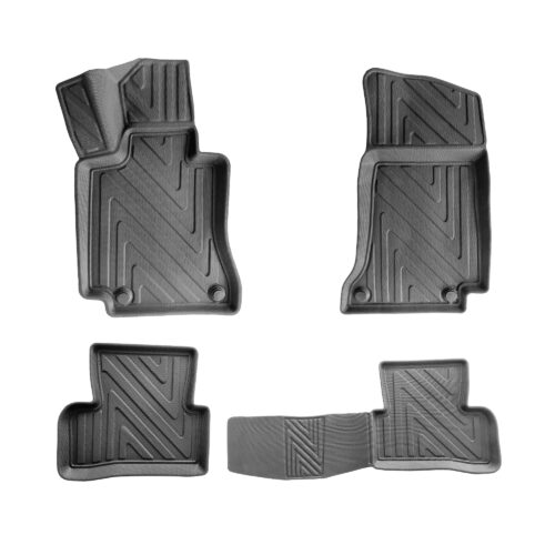 Mercedes C-Klasse (W204) 2007–2014 – Fussmatten 3D Carbon-Optik