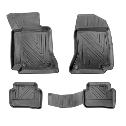 Mercedes C-Klasse (W206) ab 2021 – Fussmatten 3D Carbon-Optik