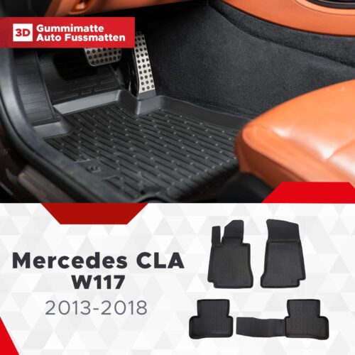 Mercedes CLA C117/X117 2013–2018 – Fussmatten 3D