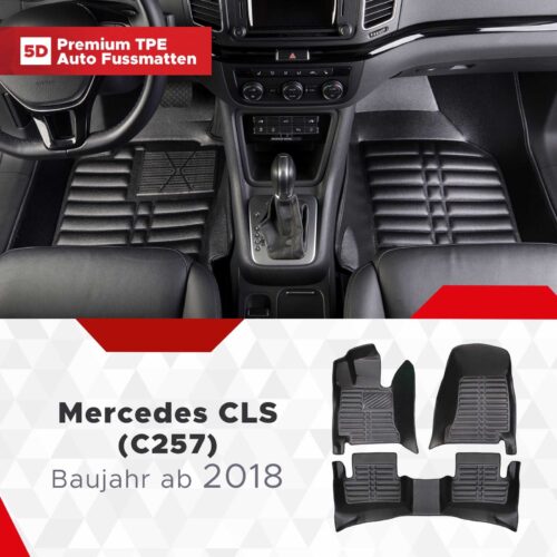 Mercedes CLS (C257) ab 2018 – Fussmatten 5D