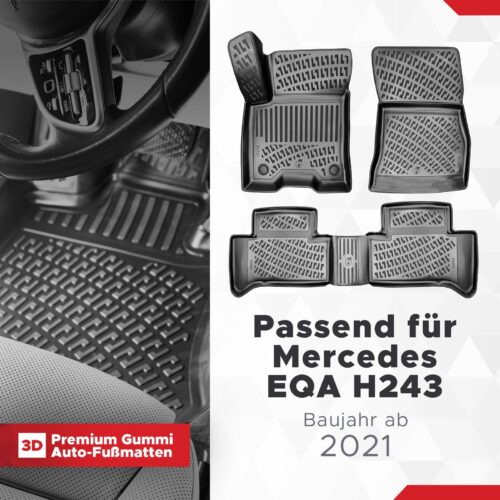 Mercedes EQA H243 ab 2021 – Fussmatten 3D