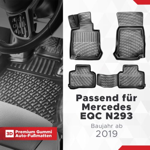 Mercedes EQC N293 ab 2019 – Fussmatten 3D