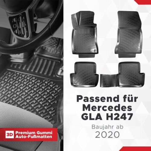Mercedes GLA H247 ab 2020 – Fussmatten 3D