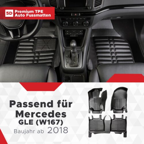 Mercedes GLE (W167) ab 2018 – Fussmatten 5D