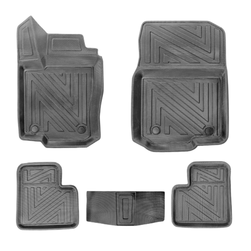 Mercedes GLS (X166) 2013–2019 – Fussmatten 3D Carbon-Optik