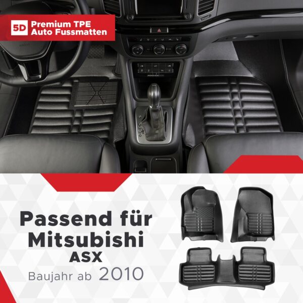 Mitsubishi ASX I.Gen 2010–2023 – Fussmatten 5D
