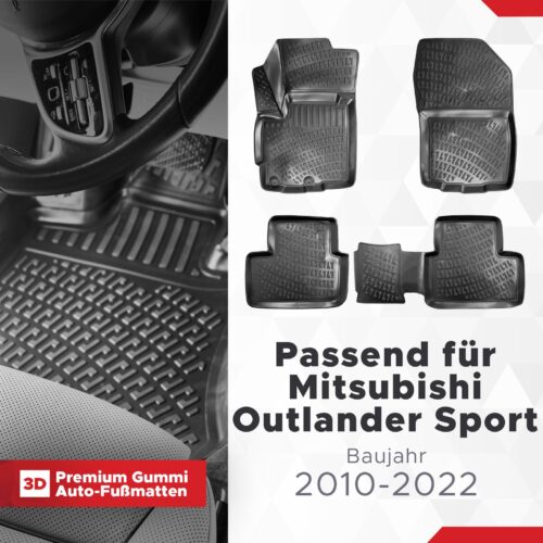 Mitsubishi Outlander Sport 2010–2022 – Fussmatten 3D