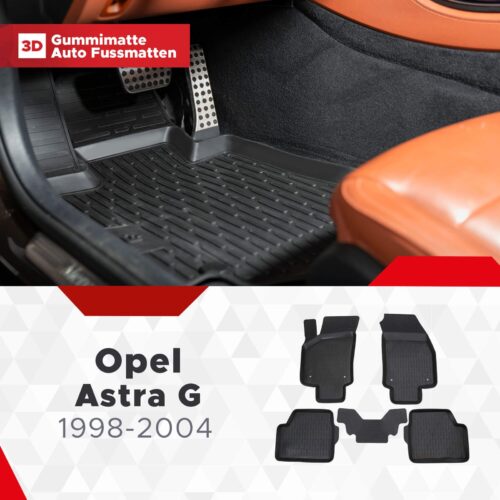 Opel Astra G 1998–2004 – Fussmatten 3D