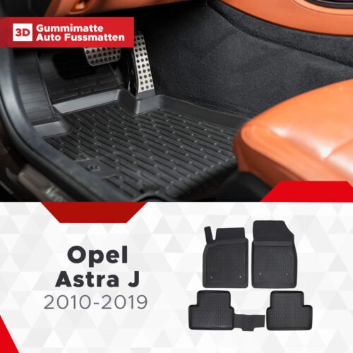 Opel Astra J 2010–2019 – Fussmatten 3D