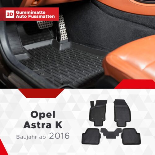 Opel Astra K ab 2016 – Fussmatten 3D