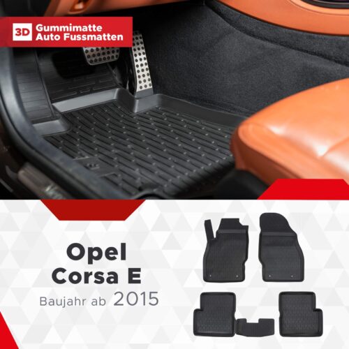 Opel Corsa E ab 2014 – Fussmatten 3D