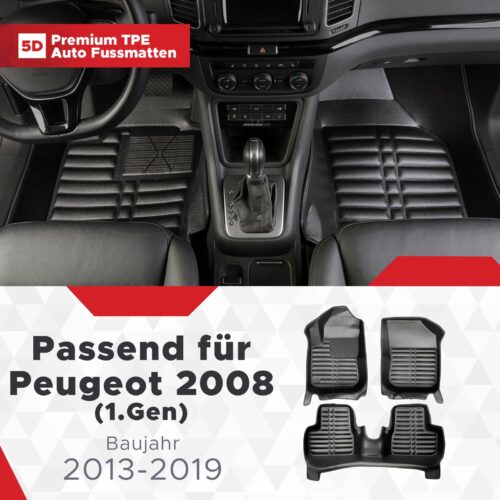 Peugeot 2008 (1. Gen) 2013–2019 – Fussmatten 5D