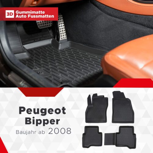 Peugeot Bipper ab 2008 – Fussmatten 3D