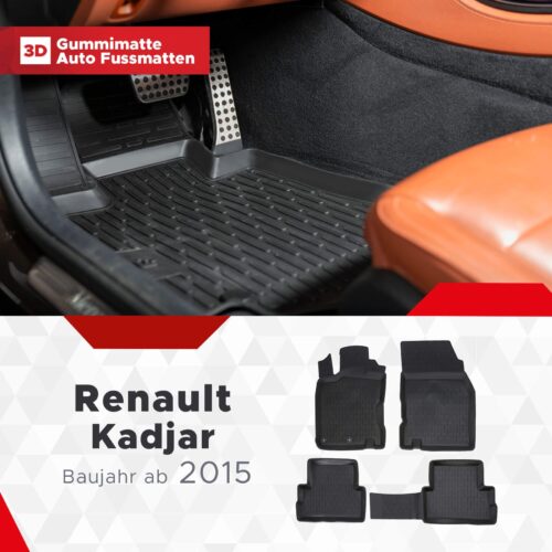 Renault Kadjar ab 2015 – Fussmatten 3D