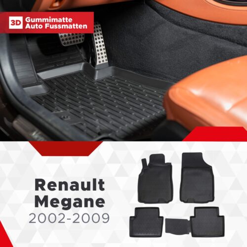 Renault Megane 2 - exklusiv 2002–2009 – Fussmatten 3D